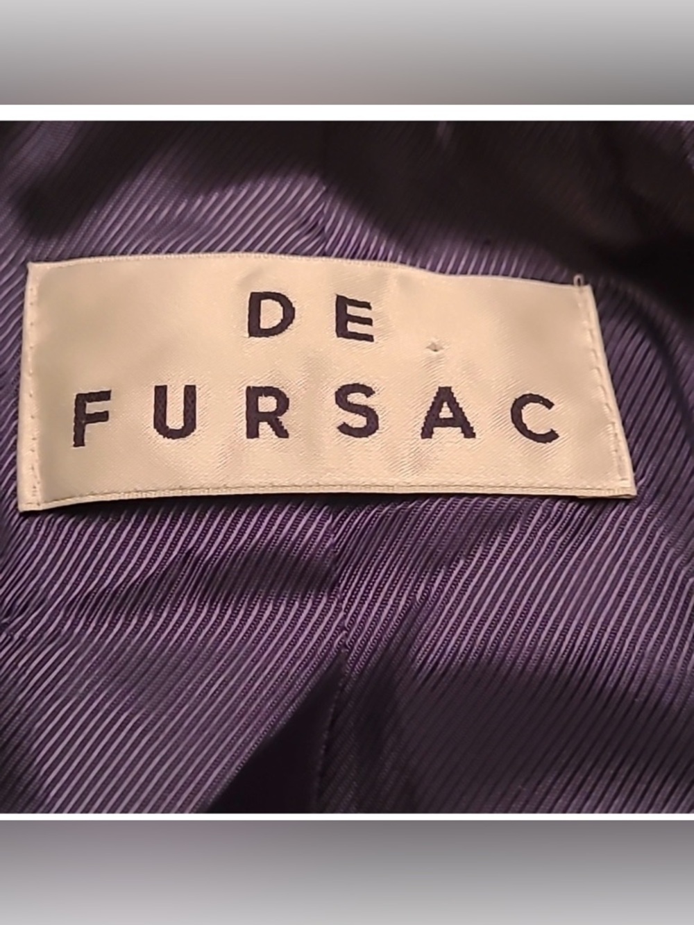 Fursac Wool tweed charcoal Gray Blazer - Picture 12 of 15